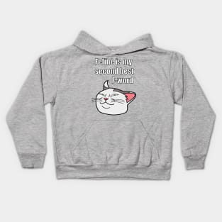 F-word Smug Cat Meme Kids Hoodie